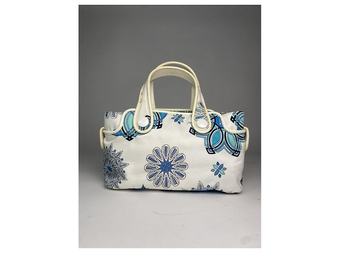 Borsa in cotone bianco Emilio Pucci - vista 4
