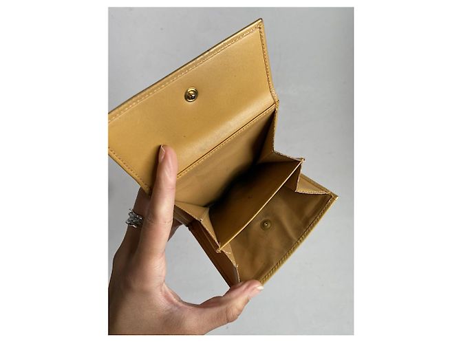 Céline Cartera de cuero marrón Celine Triomphe Castaño - vista 5