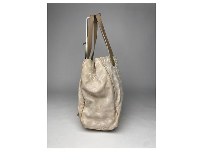 Timeless Chanel Beiger Polyester-Handtasche - Ansicht 5