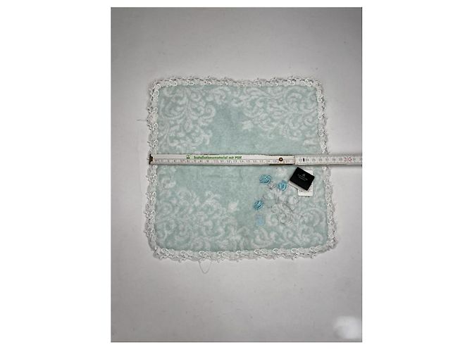 Sciarpa in cotone blu Lanvin - vista 5