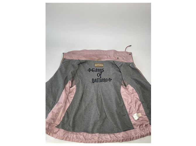 Galliano rosa Polyesterjacke Pink - Ansicht 4