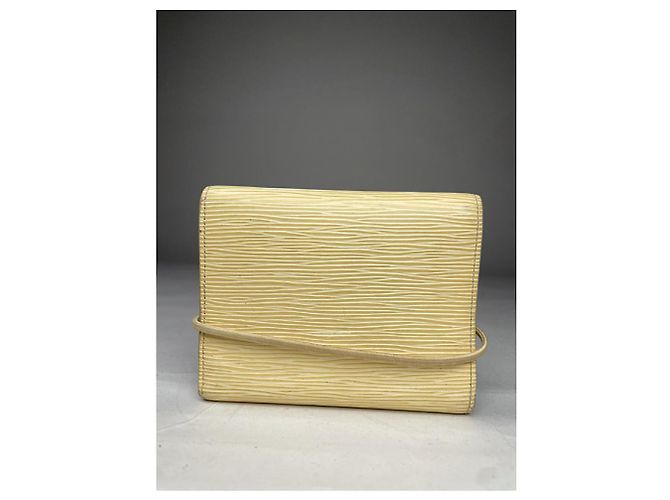 Borsa in pelle bianca Louis Vuitton Bianco - vista 3