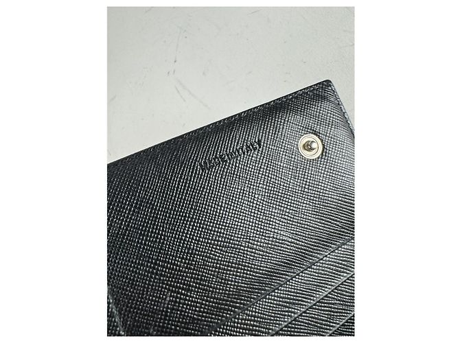 Prada Grey Leather Wallet - view 5
