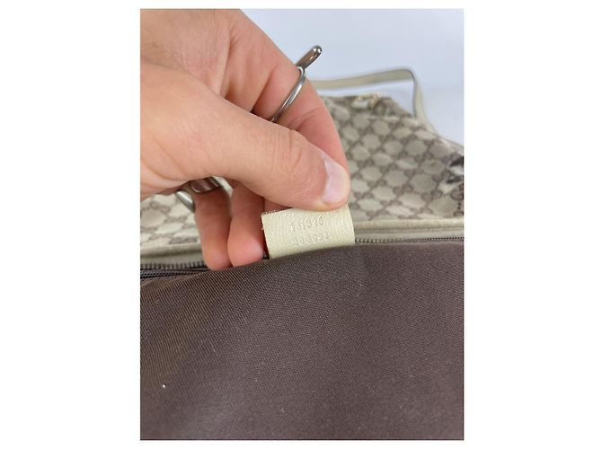 Gucci Jackie Vintage  Beige Cotton Handbag - view 3