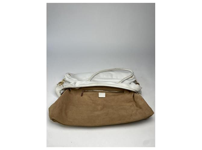 Céline Borsa in pelle bianca Celine Bianco - vista 3