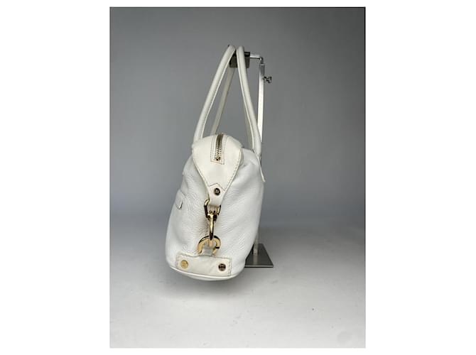 Céline Borsa in pelle bianca Celine Bianco - vista 5