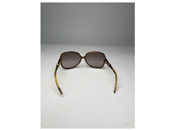 Gafas de sol de plástico marrón Dior Castaño - vista 3