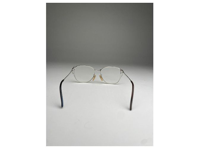 Lanvin Silberne Metallsonnenbrille - Ansicht 4