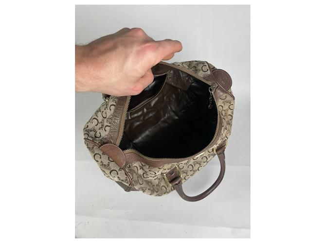 Céline Borsa a secchiello in pelle marrone Celine - vista 2