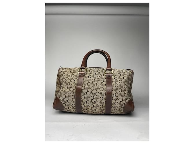 Céline Borsa a secchiello in pelle marrone Celine - vista 4