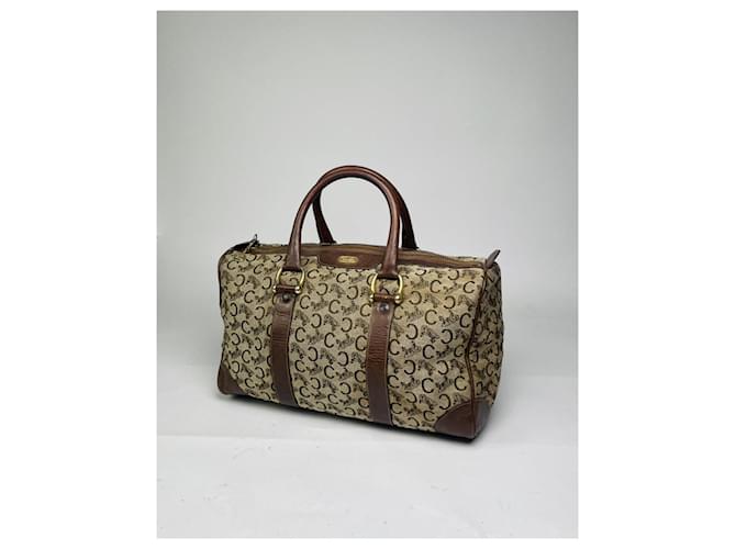 Céline Borsa a secchiello in pelle marrone Celine - vista 5