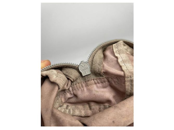 Prada Re-edition Clutch Bag aus pinkem Polyester - Ansicht 4
