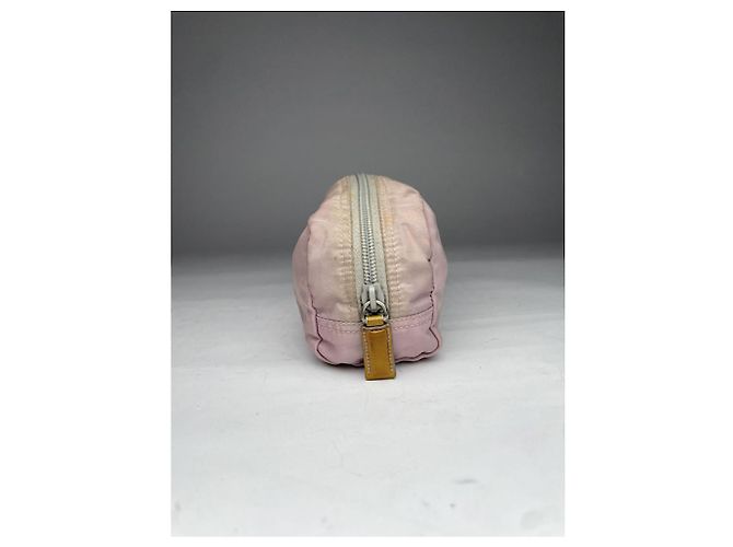 Prada Re-edition Clutch Bag aus pinkem Polyester - Ansicht 5
