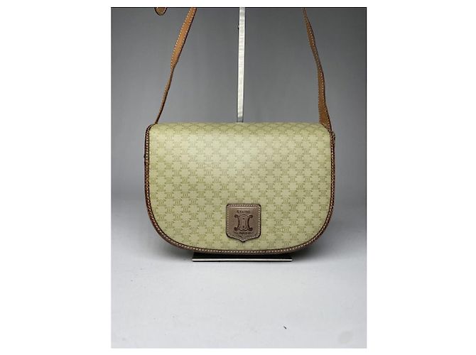 Céline Celine Triomphe Beiger Lederhandtasche - Ansicht 2