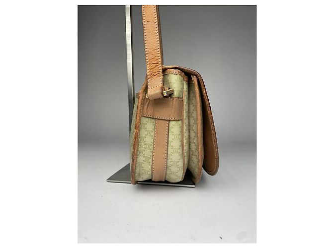 Céline Celine Triomphe Beiger Lederhandtasche - Ansicht 4