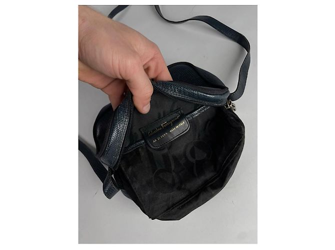 Borsa in pelle nera Salvatore Ferragamo Nero - vista 2