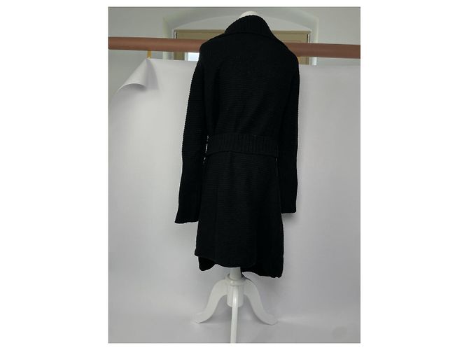 Abrigo trench de lana negra See by Chloé Negro - vista 2
