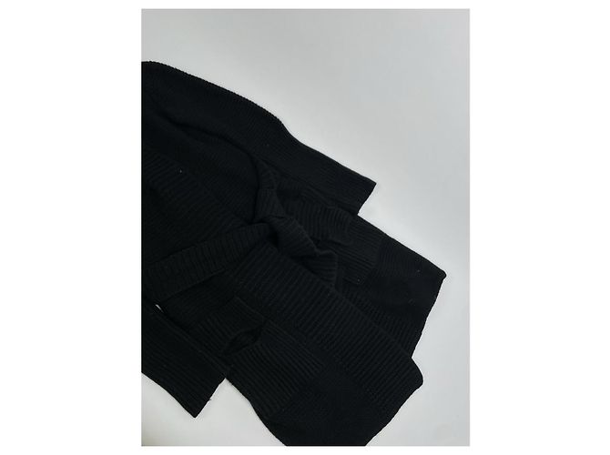 Abrigo trench de lana negra See by Chloé Negro - vista 4
