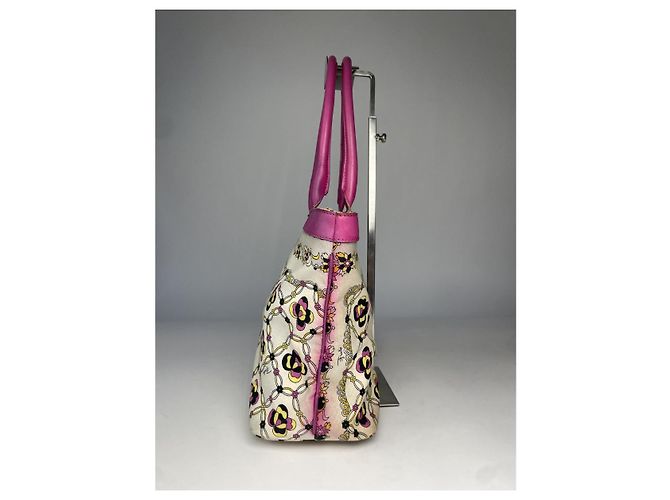 Borsa in cotone viola Emilio Pucci Porpora - vista 3