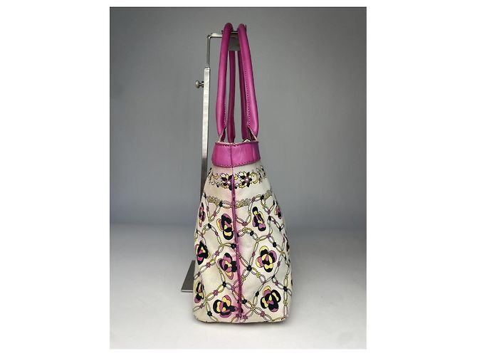 Borsa in cotone viola Emilio Pucci Porpora - vista 5
