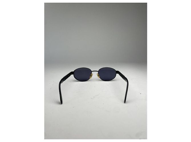 Fendi schwarze Metallsonnenbrille - vista 3