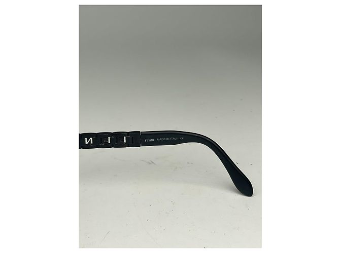 Fendi schwarze Metallsonnenbrille - vista 4