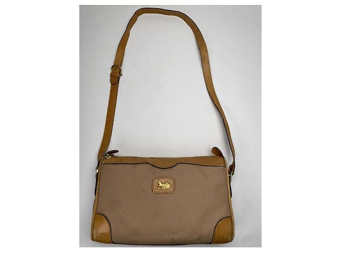 Céline Celine Tabou Beiger Lederhandtasche - Ansicht 2