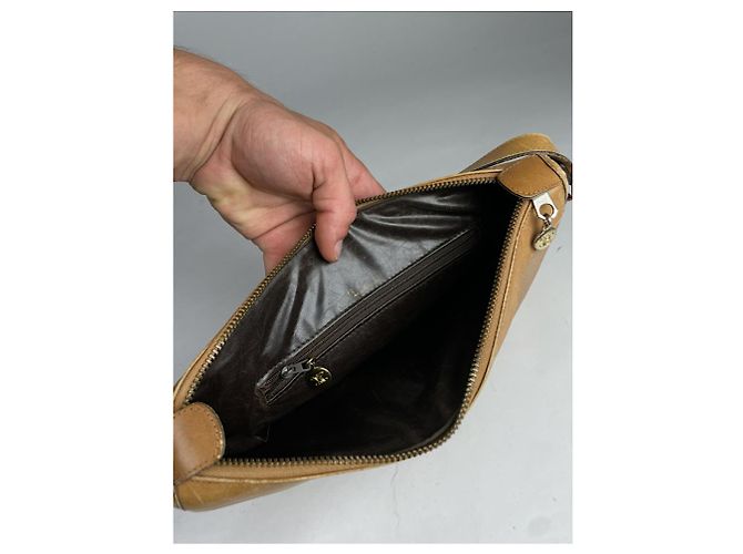 Céline Celine Tabou Beiger Lederhandtasche - Ansicht 3
