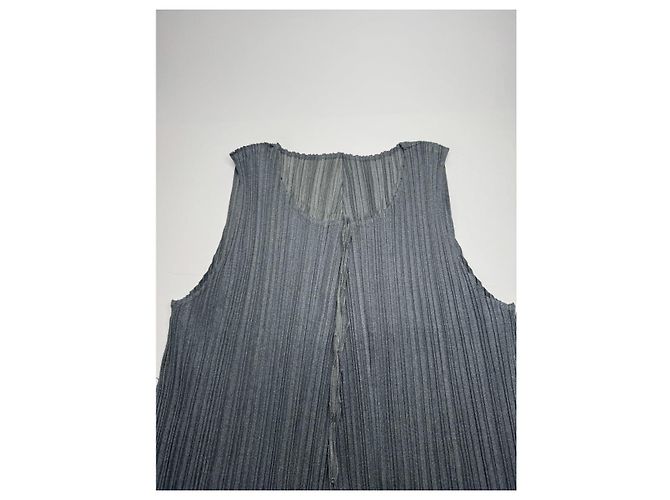 Pleats Please Anthracite Polyester Top Dark grey - view 3