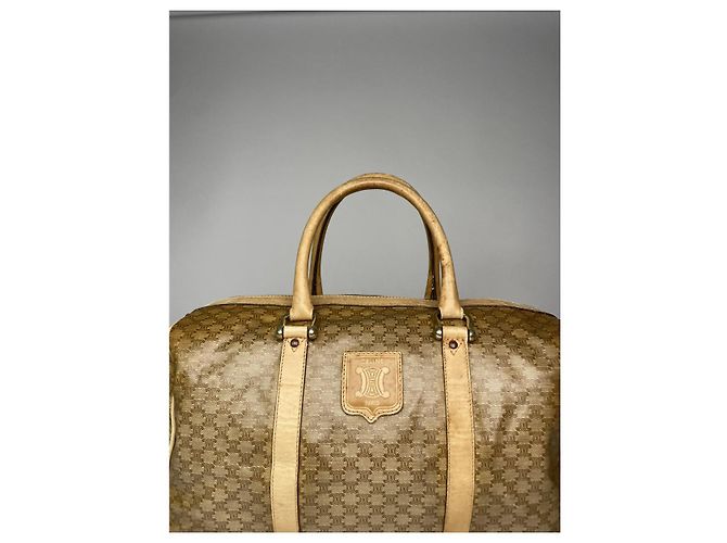 Céline Borsa a secchiello in pelle dorata Celine D'oro - vista 2