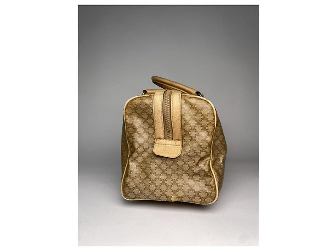Céline Borsa a secchiello in pelle dorata Celine D'oro - vista 5