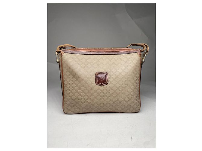 Céline Celine Triomphe Beiger Lederhandtasche - Ansicht 5