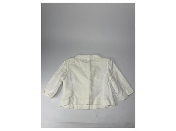 Balenciaga Denim Bianco - Top in Jeans - vista 2