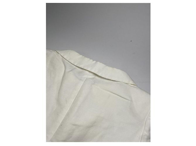 Balenciaga Denim Bianco - Top in Jeans - vista 3
