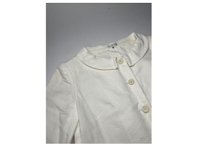Balenciaga Denim Bianco - Top in Jeans - vista 4