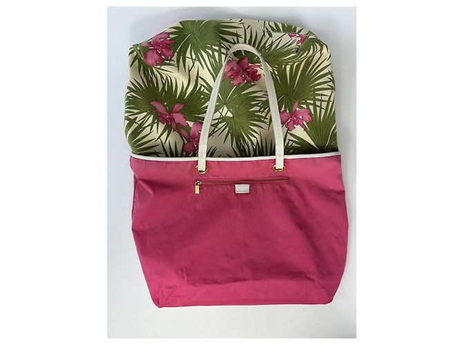 Céline Celine Couffin Mehrfarbige Baumwollhandtasche Mehrfarben - Ansicht 2
