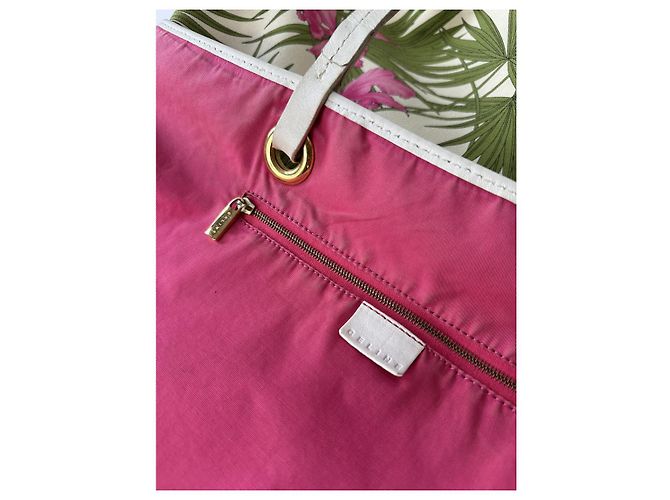 Céline Celine Couffin Mehrfarbige Baumwollhandtasche Mehrfarben - Ansicht 3