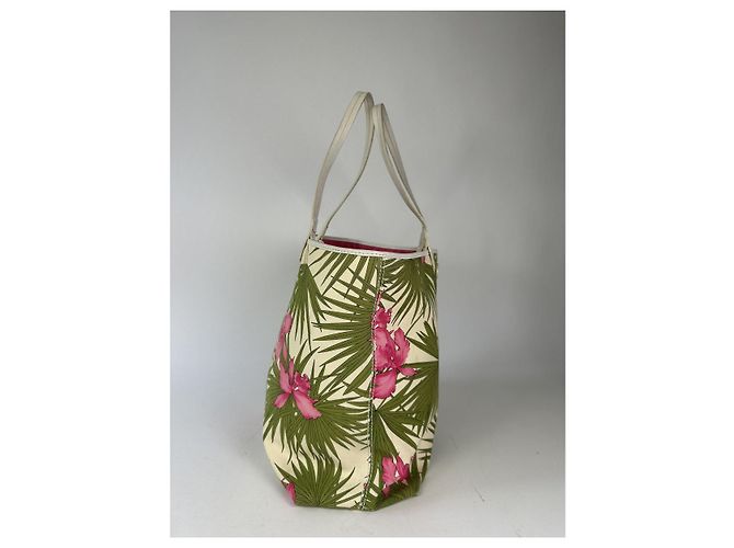 Céline Celine Couffin Mehrfarbige Baumwollhandtasche Mehrfarben - Ansicht 5