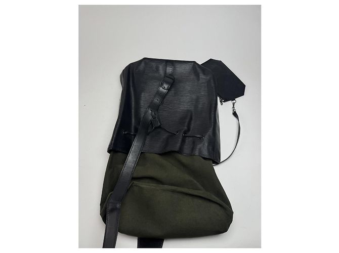 Borsa a mano in pelle nera NéoNoé di Louis Vuitton Nero - vista 3