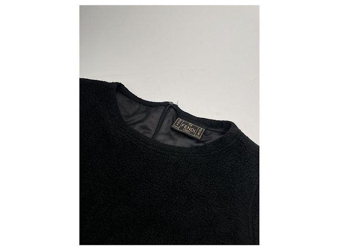 Fendi schwarze Wolljacke - Ansicht 3