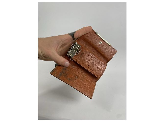 Borsa in cotone beige Gucci Jackie 1961 - vista 5