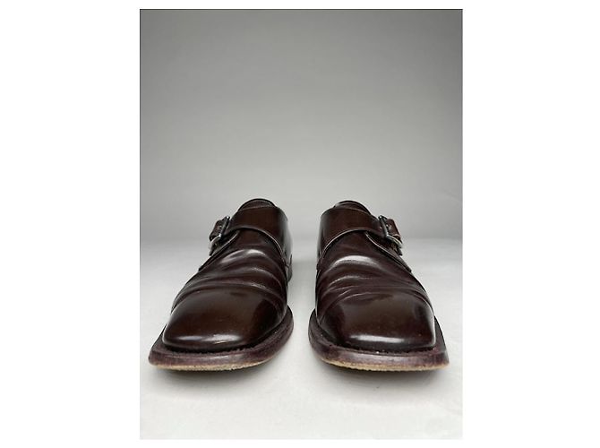 Prada Braune Lederflats - Ansicht 2