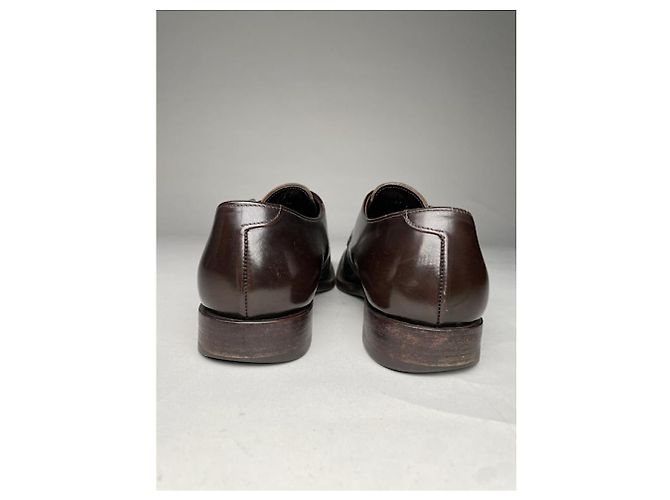 Prada Braune Lederflats - Ansicht 4