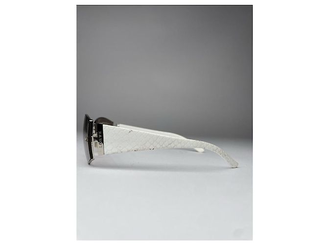 Gafas de sol de plástico blanco Loewe - vista 4