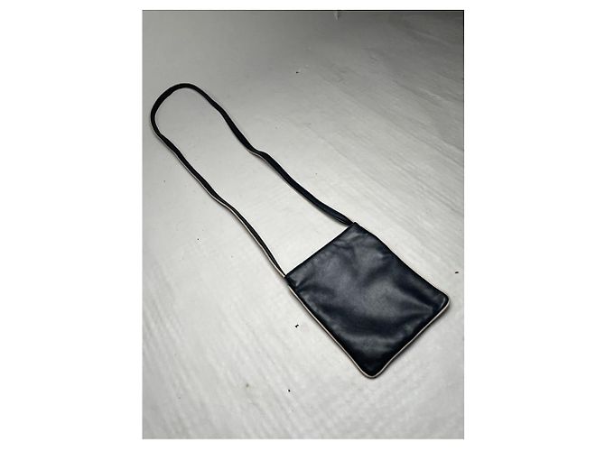 Borsa a mano in pelle nera Loewe Puzzle Fold Nero - vista 4
