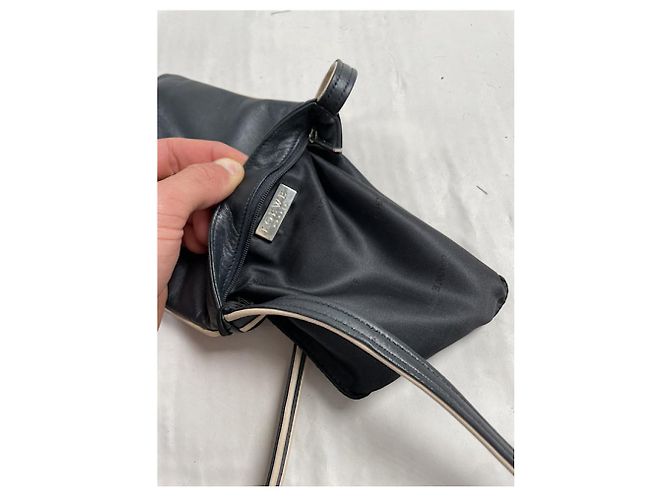 Borsa a mano in pelle nera Loewe Puzzle Fold Nero - vista 5