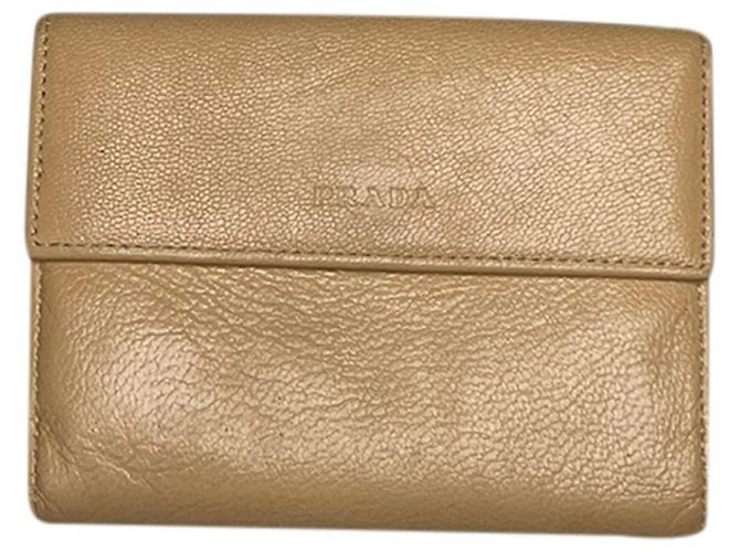 Prada Beiger Leder kleiner Tasche - Ansicht 2