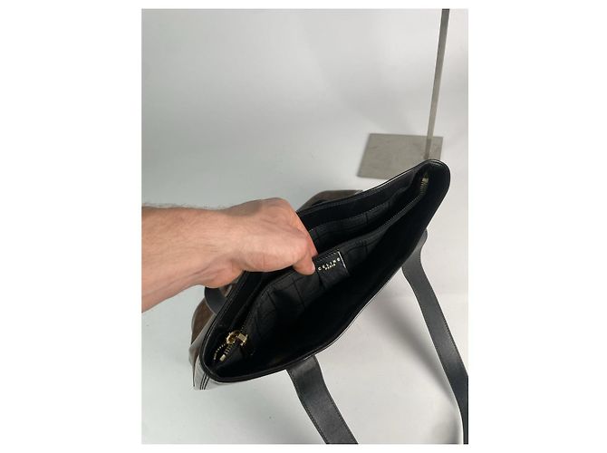Céline Borsa a secchiello in pelle verniciata marrone Celine - vista 2
