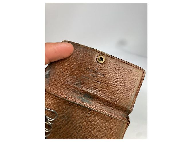 Borsa in pelle marrone Lockme di Louis Vuitton - vista 5