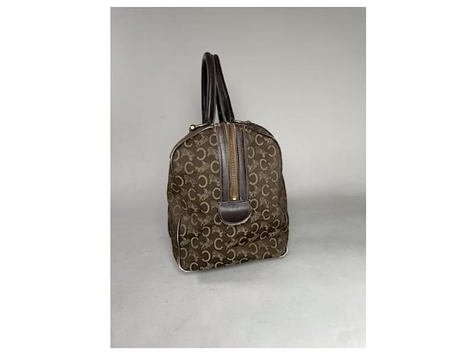 Céline Borsa a secchiello in pelle marrone Celine - vista 2